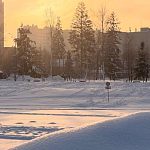 Какое сегодня красивое зимнее утро!