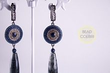 Серьги "Nazar boncuk" 