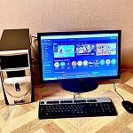 Продам комплект компьютер с монитором+клав-ра/мышь