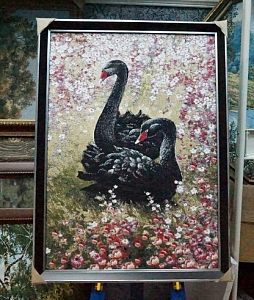 Черный лебедь (68Х48) 482-06S