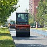 Укладка нового асфальтового покрытия по ул.Строителей