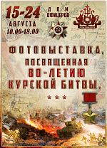 Фотовыставка посвященная 80-летию битвы на Курской дуге