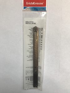 Нож канцелярский,9 мм металический корпус,ErichKrause система Auto-lock