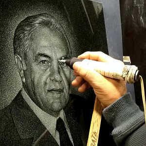 Гравировка портрета А4