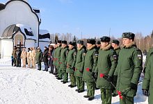 В Краснознаменске прошел митинг в честь Дня защитника Отечества