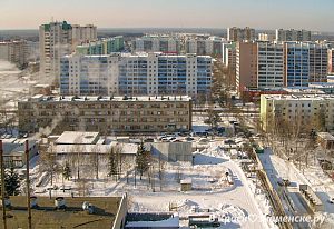 1 декабря 2012 г. Вид на Проспект Мира с высоты