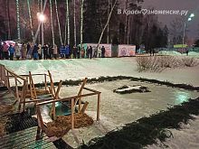 Начались крещенские купания