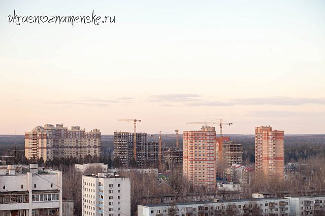 ЖК Космическая гавань, стройка, 1й микрорайон