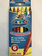 Фломастеры CARIOCA JOY 6 цветов