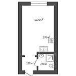Продам, 20,7 кв.м, 1-комнатная — Краснознаменск