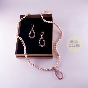 Комплект "Розовое кружево"❄