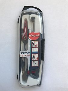 Готовальня с циркулем традиционным 3 предмета,ударопрочный футляр