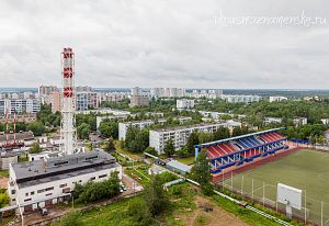 Котельная, вид с высоты,