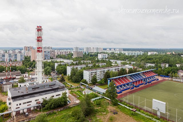 Котельная, вид с высоты,