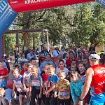 Команда Беги Краснознаменск в преддверии Дня города провела Детский забег им. Максимова в парке Беличий