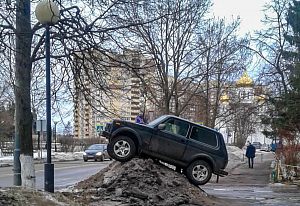 Интересный метод парковки