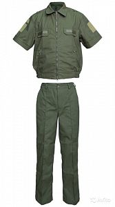 Офисный костюм короткий рукав