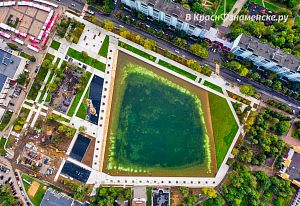 Краснознаменск с высоты