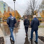В Краснознаменске 389 квадратных метра плиточного покрытия заменили на асфальтобетонное