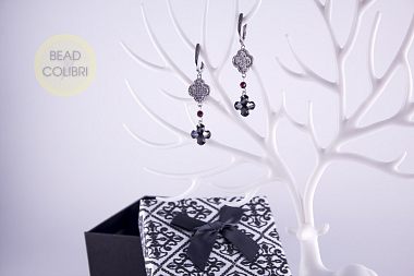 Серьги "BlackTemptation"♣