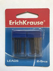 Набор грифелей для циркуля ErichKrause 2 пенала по 5 грифелей