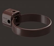 Хомут трубы Docke LUX пластиковый (шоколад/графит/пломбир)