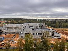 Глава Краснознаменска Владимир Пирогов посетил строительство образовательного центра