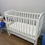 кровать детская 120*60 с маятником, с ящиком