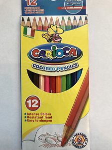 Цветные карандаши CARIOCA 12 цветов