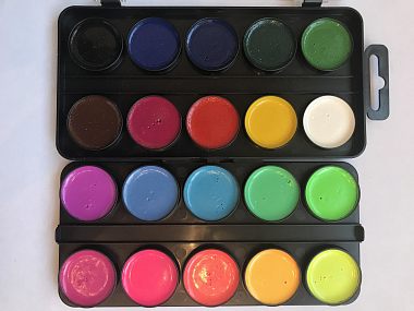 Акварель медовая полусухая флуоресцентная Флюрики 20 цветов