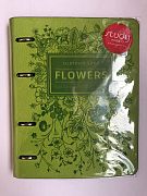 Папка для сменного блока Flowers,с кольцевым механизмом,формат А-5