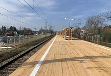 С 10 апреля ж/д платформа Жаворонки на ремонте