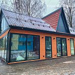 Здание, где раньше находился магазин «Берёзка», преобразилось