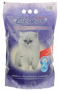 Наполнитель для кошачьего туалета Снежок "Цеолайт", 4л