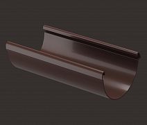 Желоб Docke LUX пластиковый d141мм 3м (шоколад/графит/пломбир)