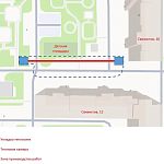 С 30 июля по 30 августа включительно на придомовой территории и на парковочных местах около дома № 12 на ул. Связистов, бкдкт временные ограничения остановки и стоянки автотранспорта