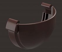 Заглушка желоба Docke LUX пластиковая d141мм (шоколад/графит/пломбир)