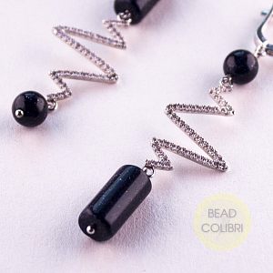 Серьги "Молнии"