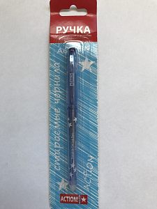 Ручка гелевая со стираемыми чернилами.Цвет синий