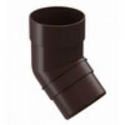 Колено трубы Docke Premium пластиковое d85мм 45° (шоколад/каштан/гранат/пломбир)