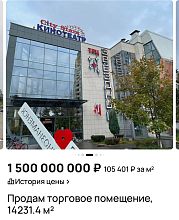 ТРЦ «Звёздный» снова выставлен на продажу