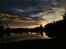 Закат в Городском парке