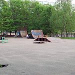 Те самые старые брутальные рампы на городском озере — Краснознаменск