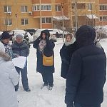 Встреча Дениса Бацуна с жителями 7-го микрорайона