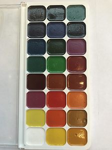 Акварель медовая 24 цвета