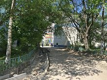 19 мая глава города проверил ход работ по благоустройству территорий Краснознаменска.