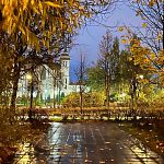 Вечерняя осенняя прогулка по улицам города
