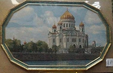 Храм христа Спасителя ив (80Х48), 3318-A-20017, 12-граней