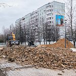 Реконструкция сквера Победы возобновилась