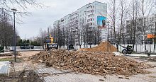 Реконструкция сквера Победы возобновилась